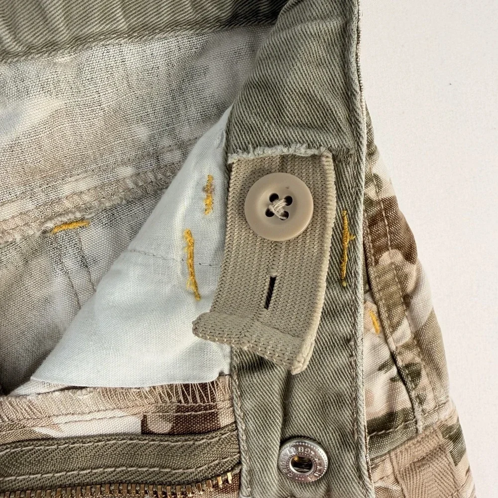 Gymboree 2T Boys dinosaur camo cargo VTG Y2K Cotton Canvas Pockets 4